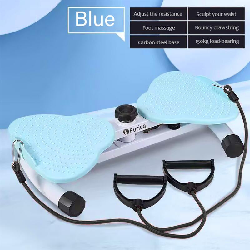 Furica Waist Twist Machine Toned Abs Waist Twister Silent Operation Double Pedal Design Non-Slip Abdominal Roller for Home Gym Equipment