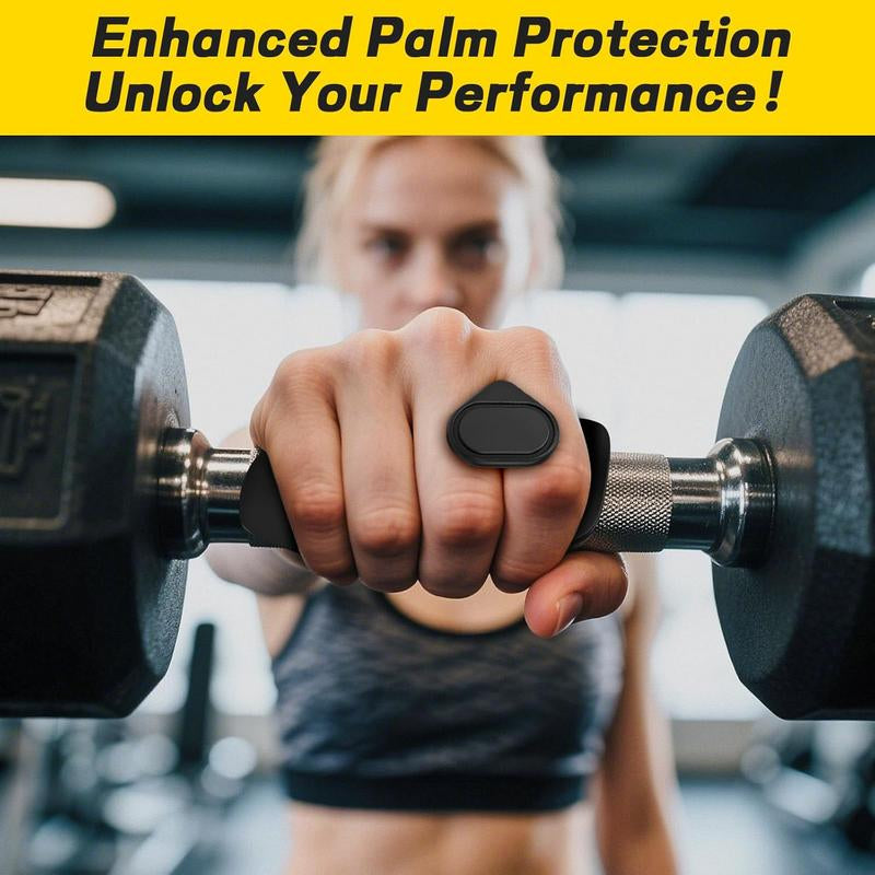 Ergonomic Non-Slip Workout Grips, Gym Weightlifting Pads, Suitable for Men Women Deadlifts Fitness Training Exercise, Palm Protection, Gym Accessories