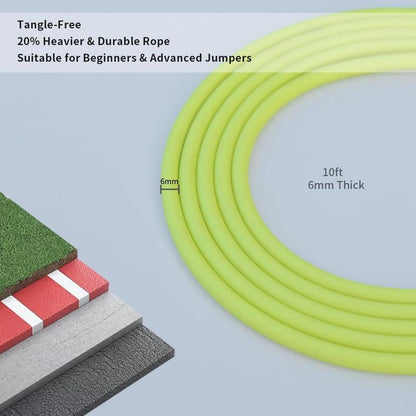 Hererope PVC Jump Ropes for Fitness, Boxing, Speed, Tricks, Workout, Cardio Training, Jump Rope with Unbreakable & No-Slip Handles,Tangle-Free & Adjustable Jump Rope for Men & Women Kids