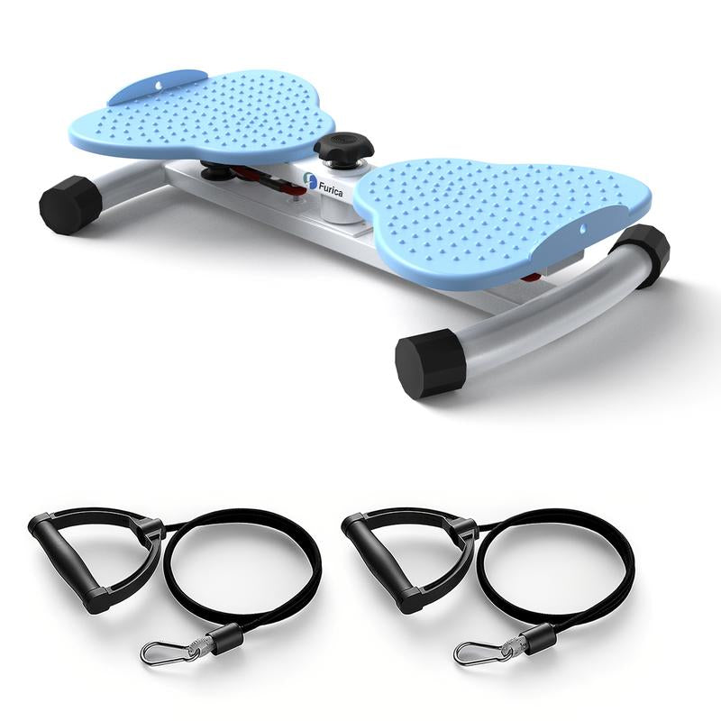 Furica Waist Twist Machine Toned Abs Waist Twister Silent Operation Double Pedal Design Non-Slip Abdominal Roller for Home Gym Equipment