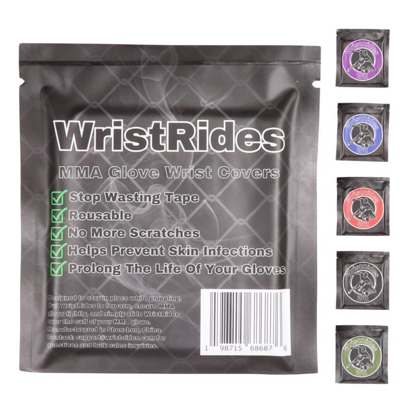 Wristrides: MMA Glove Wrist Covers Black