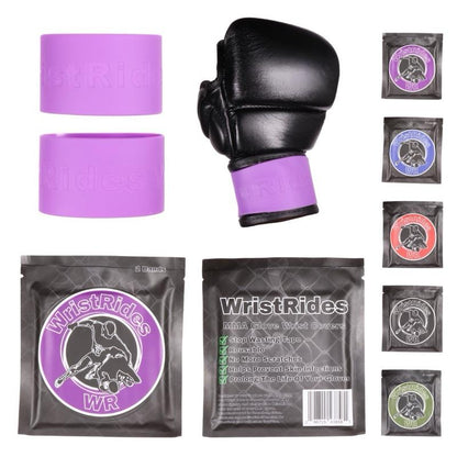Wristrides: MMA Glove Wrist Covers Black