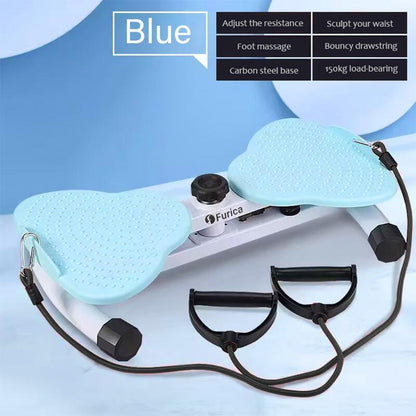 Furica Waist Twist Machine Toned Abs Waist Twister Silent Operation Double Pedal Design Non-Slip Abdominal Roller for Home Gym Equipment