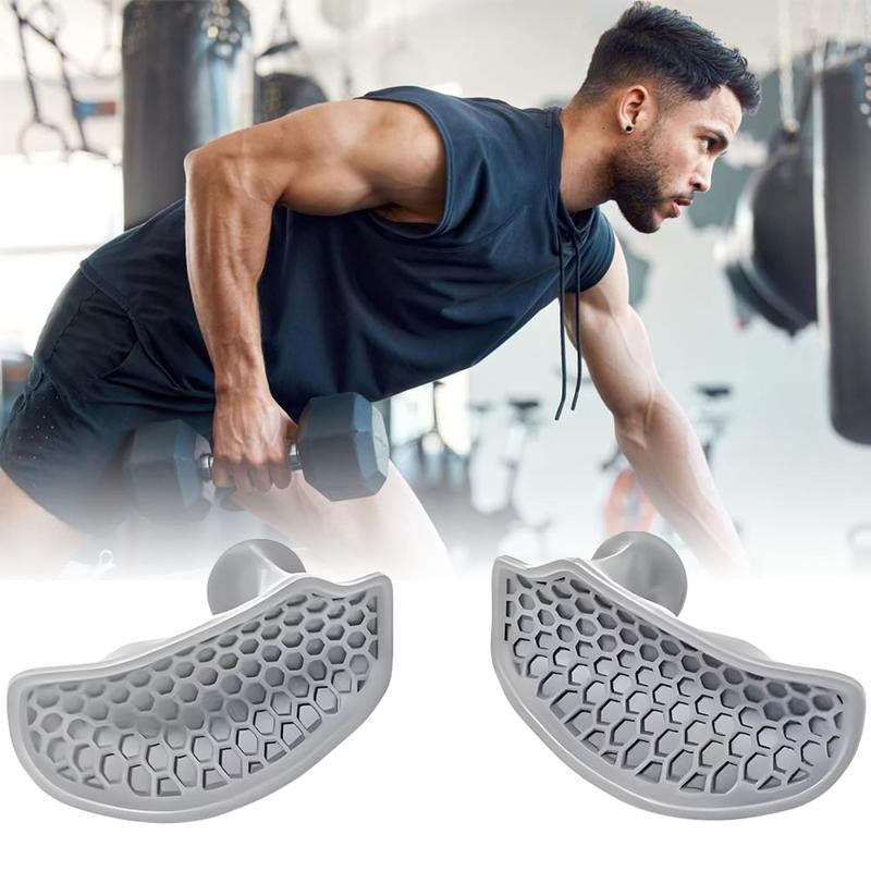 1 Pair Workout Grip for Strength - Rubber Grips for Weight Lifting-Pull up Grips for Men Women Training Home Gym Kit with Storage Box(Black/Grey/Pink)