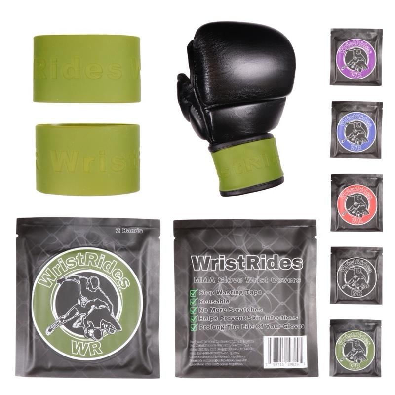 Wristrides: MMA Glove Wrist Covers Black