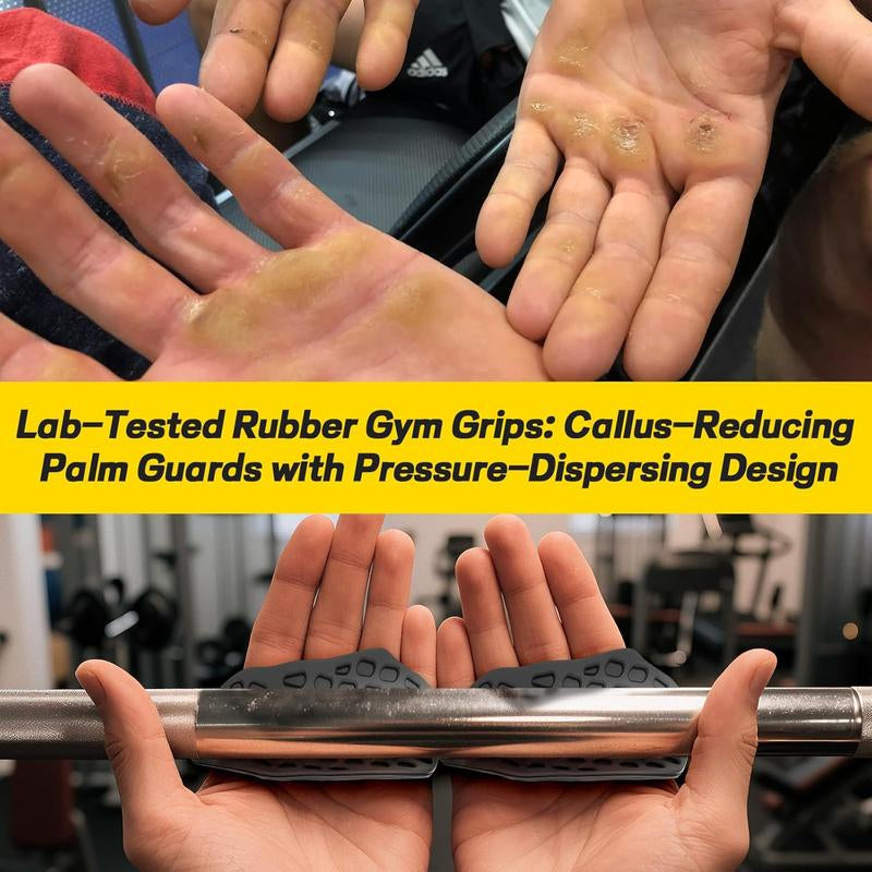 Ergonomic Non-Slip Workout Grips, Gym Weightlifting Pads, Suitable for Men Women Deadlifts Fitness Training Exercise, Palm Protection, Gym Accessories