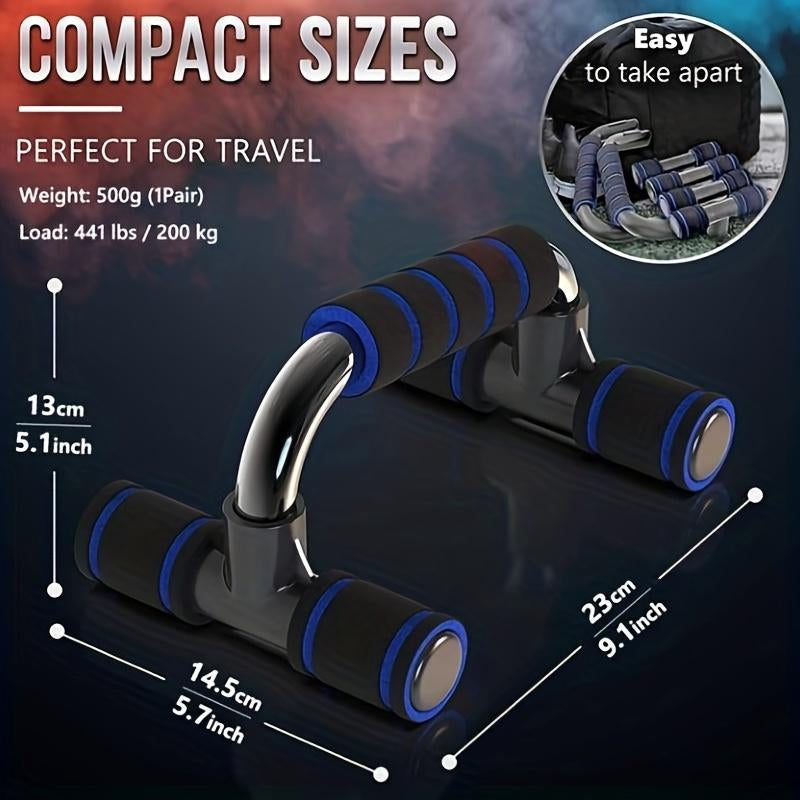 Ultimate Push-Up Brackets - Boost Abdominal and Chest Muscle Growth, Ergonomic Fitness Device for Effective Push-Up Assistance