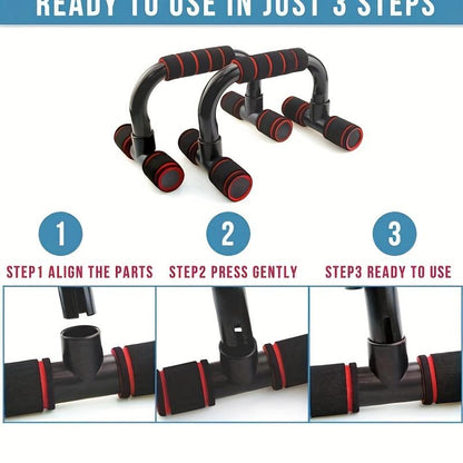 Ultimate Push-Up Brackets - Boost Abdominal and Chest Muscle Growth, Ergonomic Fitness Device for Effective Push-Up Assistance