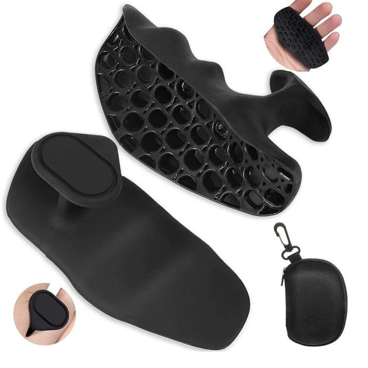 1 Pair Workout Grip for Strength - Rubber Grips for Weight Lifting-Pull up Grips for Men Women Training Home Gym Kit with Storage Box(Black/Grey/Pink)